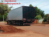 PRF recupera em Maracaju carreta roubada em Rio Verde/GO, que seria usada para transportar cigarro do Paraguai