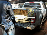 Maracaju: DOF recupera camionete roubada carregada com mais de uma tonelada de droga, após condutor não parar em bloqueio policial