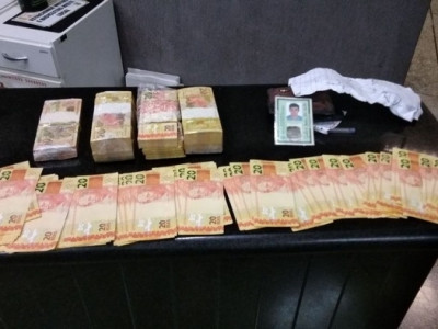 Estudante é preso pela PM com mais de R$ 36 mil em notas falsas em Dourados