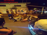 Maracaju: Condutora perde controle de motocicleta e fratura nariz