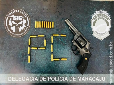 Maracaju: Polícia Civil apreende arma de fogo no Distrito de Vista Alegre e cumpre mandado de prisão