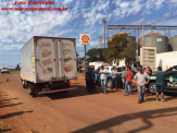 Maracaju: Forças policiais conseguem acordo e iniciam a liberação da passagem de caminhões nos pontos de bloqueios em Maracaju