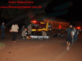 Maracaju: Motociclistas amigos se embolam em acidente na Avenida Marechal Deodoro