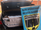 Maracaju: Base PRE Vista Alegre apreende veículo carregado com cigarros contrabandeados, após perseguição tática pela MS-164