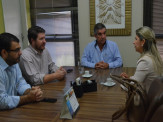 Maracaju: Nova Delegada se reúne com prefeito Maurílio e Secretário de Governo Frederico e Procurador Jurídico Pedro Pessato, dando início aos seus trabalhos