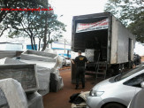 Caminhão carregado de sofás é preso pelo DOF com mais de uma tonelada de maconha
