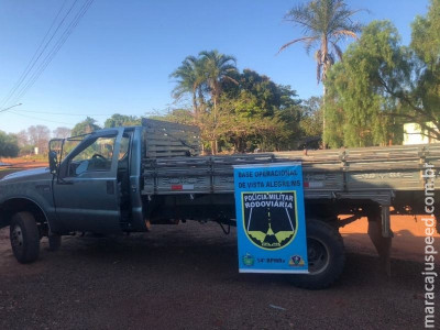 Maracaju: Base PMRv Distrito Vista Alegre recupera caminhonete com queixa de roubo/furto ocorrido na Paraíba