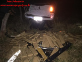 Maracaju: Veículo carregado com mais de uma tonelada de Maconha capota após perseguição da Polícia Militar