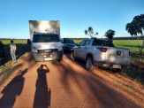 Maracaju: DOF apreende caminhão carregado com pneus contrabandeados do Paraguai