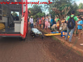 Maracaju: Motociclista atropela criança e se evadi do local sem prestar socorro