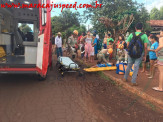 Maracaju: Motociclista atropela criança e se evadi do local sem prestar socorro