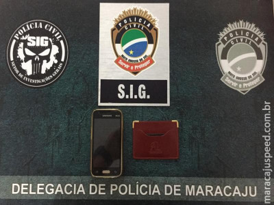 Maracaju: Polícia Civil prende autor de furto em flagrante e recupera aparelho celular e bolsa