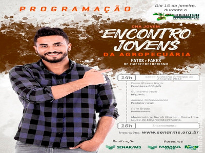 Convite Encontro Jovens da Agropecuária - Showtec 2019/ Maracaju