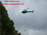 Forças policiais da fronteira deflagram operação e realizam abordagens a suspeitos e veículos na fronteira, com o apoio de helicóptero da PM