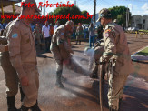 Maracaju: Autoridades participam de solenidade de passagem de comando do Corpo de Bombeiros