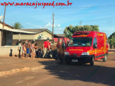 Maracaju: Criança sofre escoriações após o pé entrar no raio da bicicleta