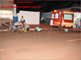 Maracaju: Mulher motociclista colide em traseira de carreta estacionada na região central
