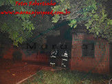 Maracaju: Pela segunda vez Corpo de Bombeiros atendem ocorrência de incêndio em residência na Vila Margarida