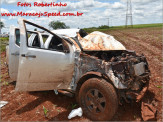 Maracaju: Capotamento de caminhonete na BR-267 resulta em morte de idosa