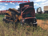 Maracaju: Colisão entre dois caminhões na MS 162 saída para Sidrolândia