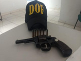 DOF apreende arma de fogo e munições em Maracaju, em abordagem próximo ao Terminal Rodoviário
