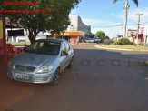 Maracaju: Acidente na rotatória da Av. Marechal Deodoro deixa motociclista ferida Maracaju: Acidente na rotatória da Av. Marechal Deodoro deixa motociclista ferida