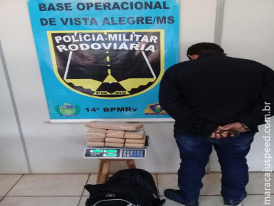 Maracaju: PMR prende homem por tráfico de drogas na MS-164