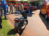 Maracaju: Veículo invade preferencial, colidi com motociclista e foge sem prestar socorro à vítima