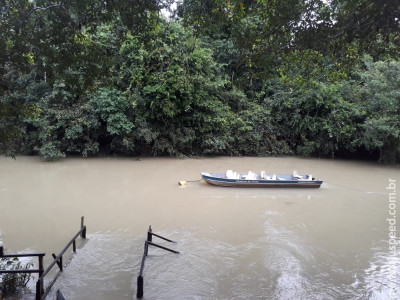 Rios de Bonito estão turvos após chuvas; secretário diz que 