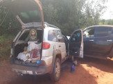 DOF apreende veículo com placas de Maracaju carregado com mais de meia tonelada de maconha e PRF prende um dos autores que havia se evadido em mata