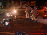 Maracaju: Polícia Militar e Corpo de Bombeiros atendem ocorrência de queda de motociclista no Centro