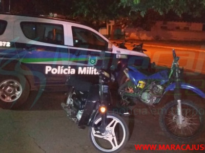 Maracaju: Polícia Militar recupera moto roubada em frente a praça da Vila Margarida