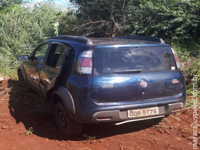 Maracaju: Polícia Militar recupera veículo tomado em roubo na Rua Major Carlos da Silva