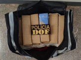 Passageiros de ônibus que levavam droga para Rondônia e Paraná foram presos pelo DOF na região de Ponta Porã