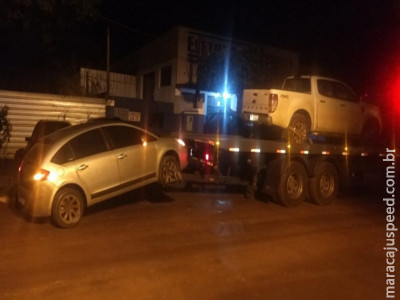 Veículos com ocorrências de Furto em Goiânia e Roubo em Campo Grande foram recuperados pelo DOF na região de Maracaju