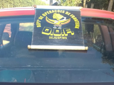 Dois veículos com mercadorias contrabandeadas do Paraguai foram apreendidos pelo DOF