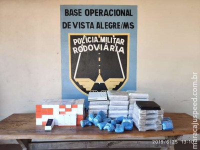 Maracaju: Após fuga casal é capturado com produtos de contrabando na MS-164 com a BR-267