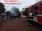 Maracaju: Corpo de Bombeiros atendem ocorrência de incêndio a veículo na Vila Juquita Maracaju: Corpo de Bombeiros atendem ocorrência de incêndio a veículo na Vila Juquita