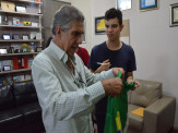 Maracaju: Prefeito Municipal recebe aluno intercambista em seu gabinete