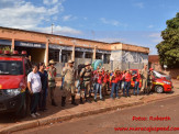 Maracaju: Projeto Bombeiros do Amanhã encerram atividades do Primeiro Semestre com acampamento