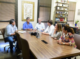 Prefeitura de Maracaju recebe o secretário de saúde do Estado Geraldo Resende