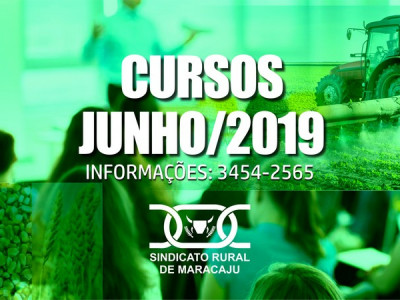 Sindicato Rural de Maracaju divulga a relação de novos cursos para o mês de junho