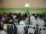 Alunos da Escola Sesi realizaram visita técnica ao Recicla Maracaju