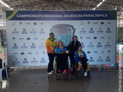 Atletas de Maracaju disputaram o Regional de Bocha Paralímpica em MG