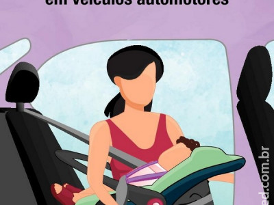 Cartilha lançada por médicos orienta pais sobre como transportar crianças em segurança em automóveis