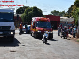 Maracaju: Após colisão com veículo condutora de motocicleta desmaia ao ver corte sofrido por criança