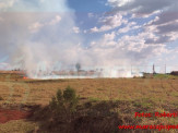 Maracaju: Corpo de Bombeiros atendem ocorrência de incêndio criminoso a pastagens no Conjunto Porto Belo