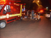 Maracaju: Grave acidente de colisão frontal entre e veículo e motocicleta