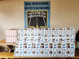 Maracaju: PMRv apreende veículo carregado com 10mil maços de cigarro na MS-462 Maracaju: PMRv apreende veículo carregado com 10mil maços de cigarro na MS-462