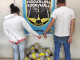Maracaju: PMRV prende casal de goianos com 15 kg Skank